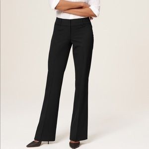Ann Taylor Black Julie Wide Leg Flare Pants Size 2